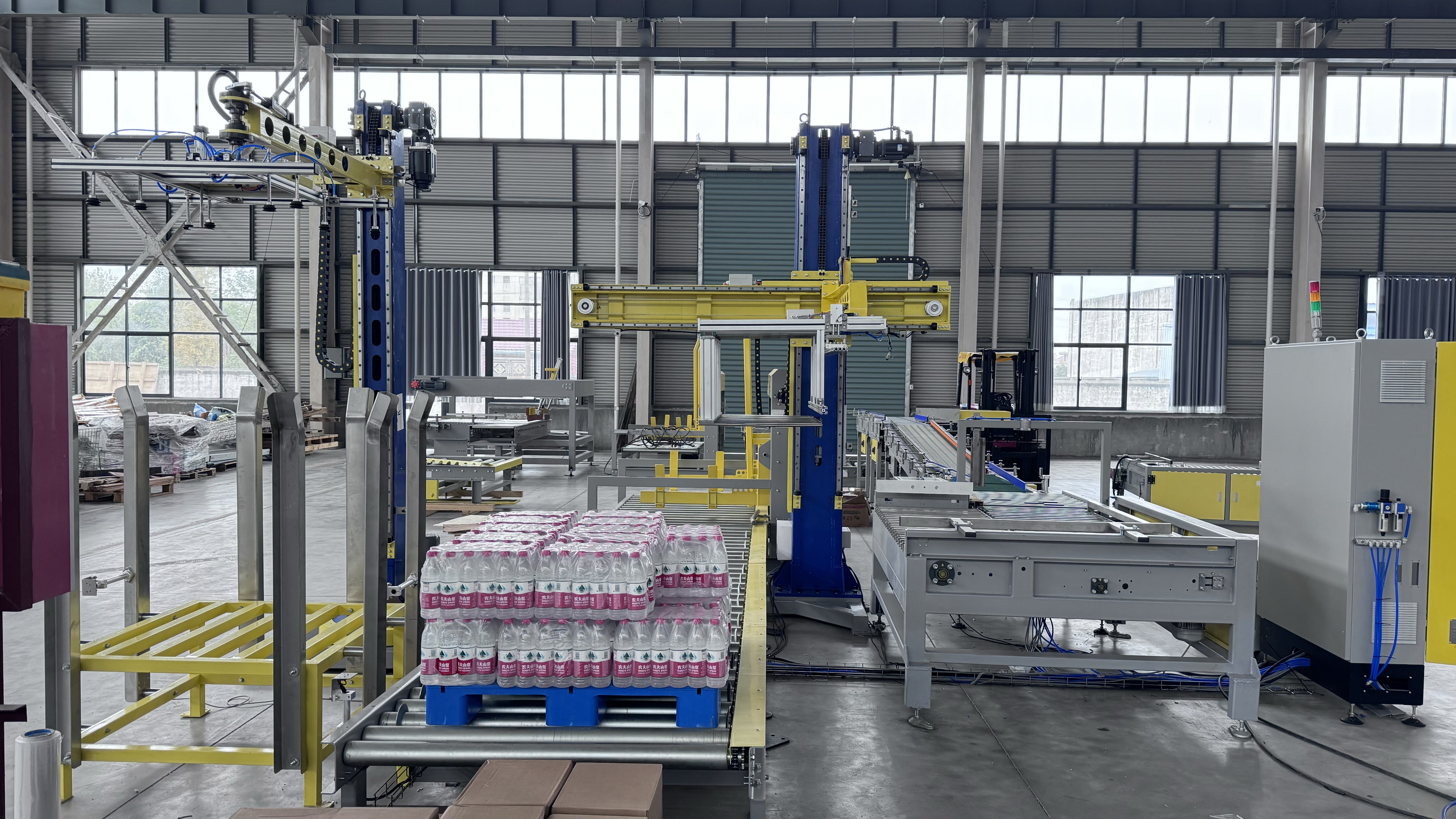 Full Automatic Factory Price High Level Wooden Pallet Conventional Carton Bag Palletizer Machine for Currgated Box