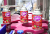 Rotary automatic plastic mineral water bottle beverage beer juice can hot melt OPP labeling machine