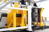 Automatic plastic floating spine board stretcher making blow molding moulding machine