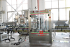 Automatic linear daily use chemical product anti-corrosion filling capping labeling packing machine line