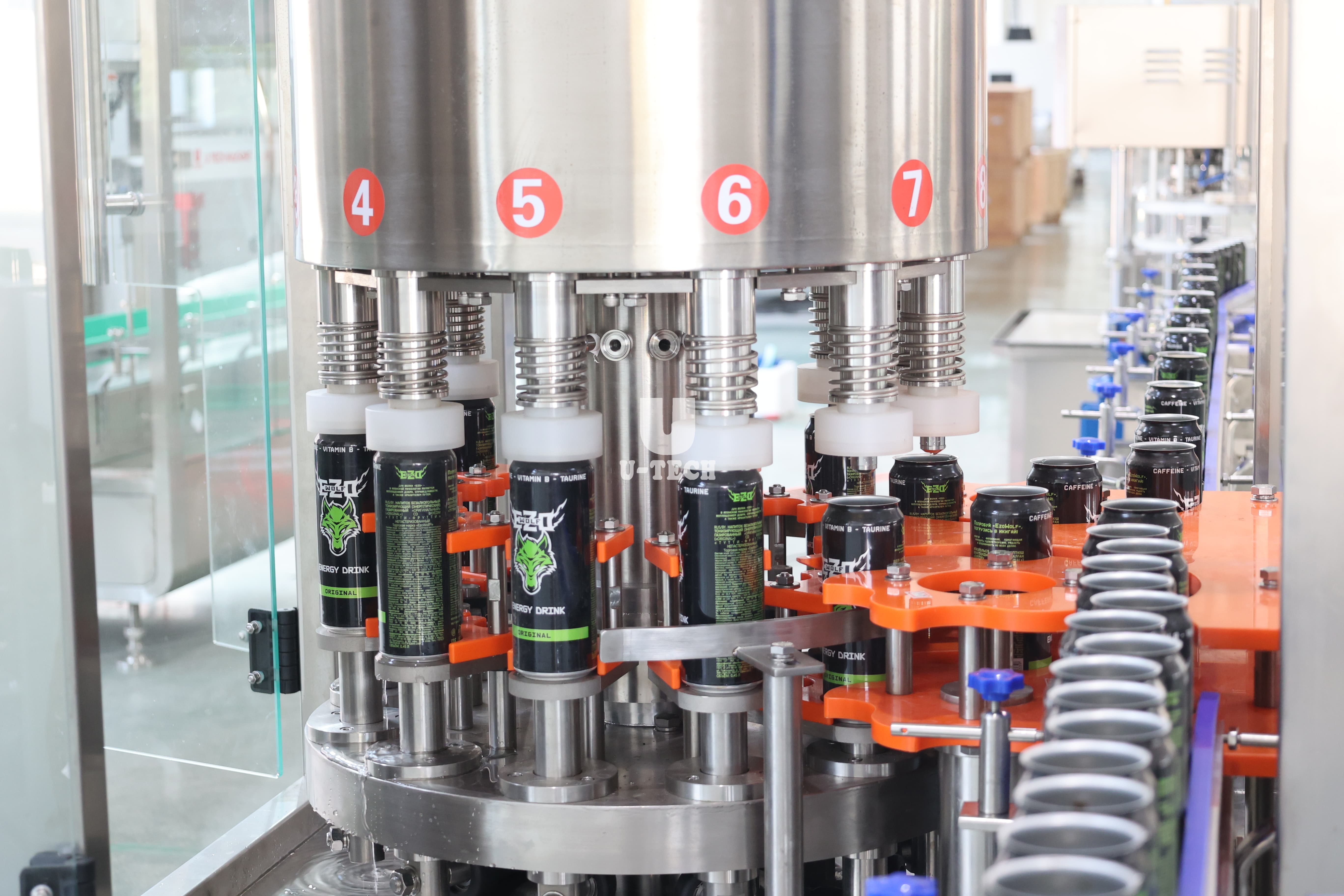 Can Filling Machine for Beverage Food Advanced Technology for Smooth 200ml Incl. Motor Pump PLC for Beer