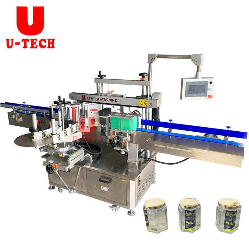 Automatic Low Price Sticker Hexagon Glass Bottle Labeling Machine