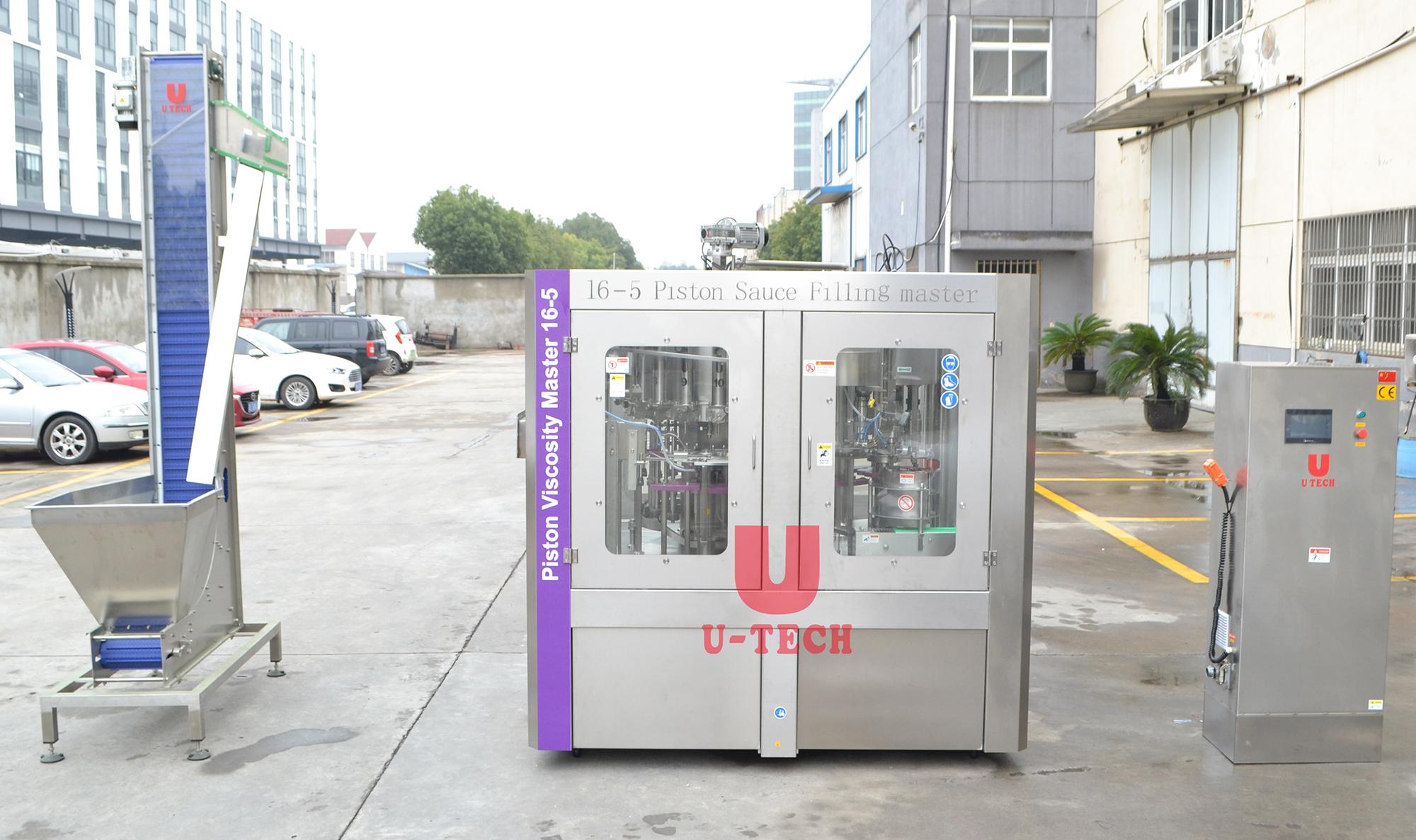 High speed bottle peanut butter peanut paste jar sauce filling capping packing machine