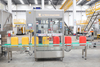 Automatic Linear 25L Chemical Drum Pesticide Anticorrosion Weighting Filling Servo Capping Labeling Machine Line
