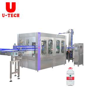 Turnkey Project A To Z Rotary 3 in 1 Monoblock Pure Mineral Drinking 5L Water Filling Bottling Machine Plant