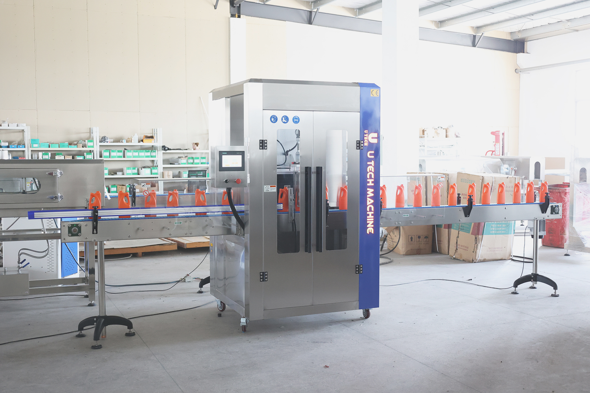 Automatic High Speed Daily Chemical Plastic Pet Pp Pc Hdpe Bottle Unscrambler Sorting Feeding Machine