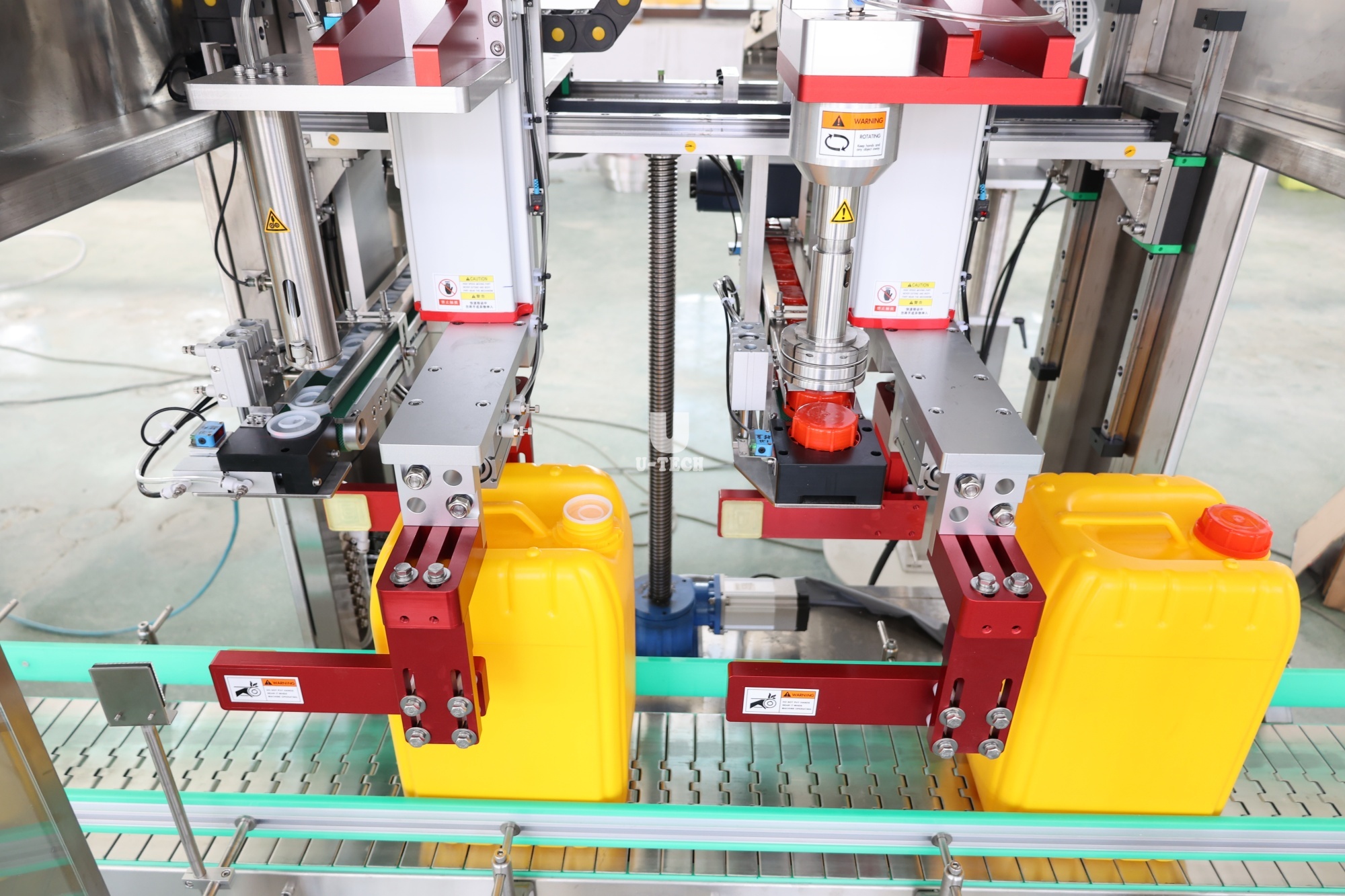 Linear Type 20L Engine Oil Drum Barrel Servo Filling Capping Labeling Machine Production Line