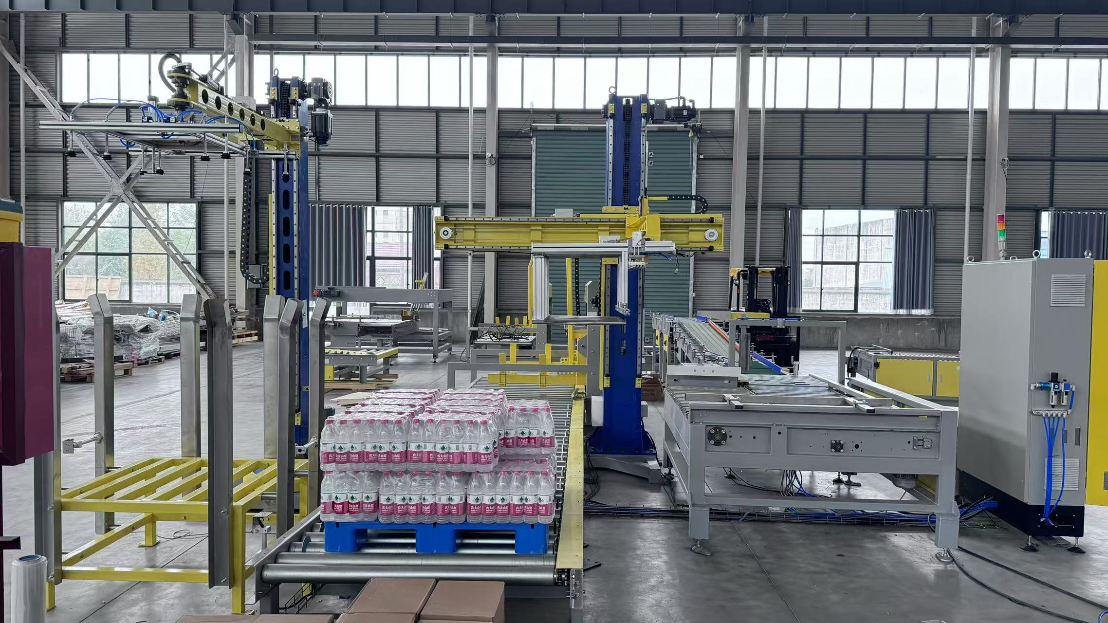 Full Automatic Factory Price High Level Wooden Pallet Conventional Carton Bag Palletizer Machine for Currgated Box