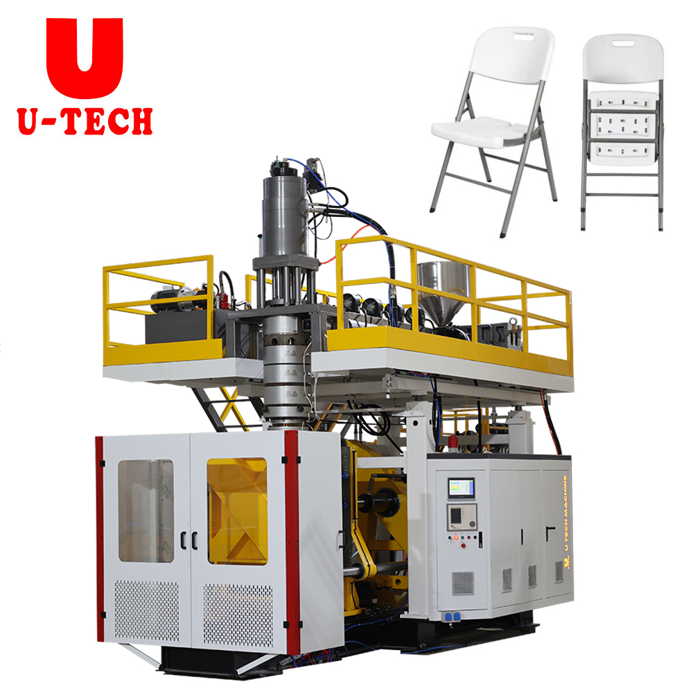 Automatic Accumulating Plastic Chair Baby Car Seat Making Extrusion Blow Moulding Machine