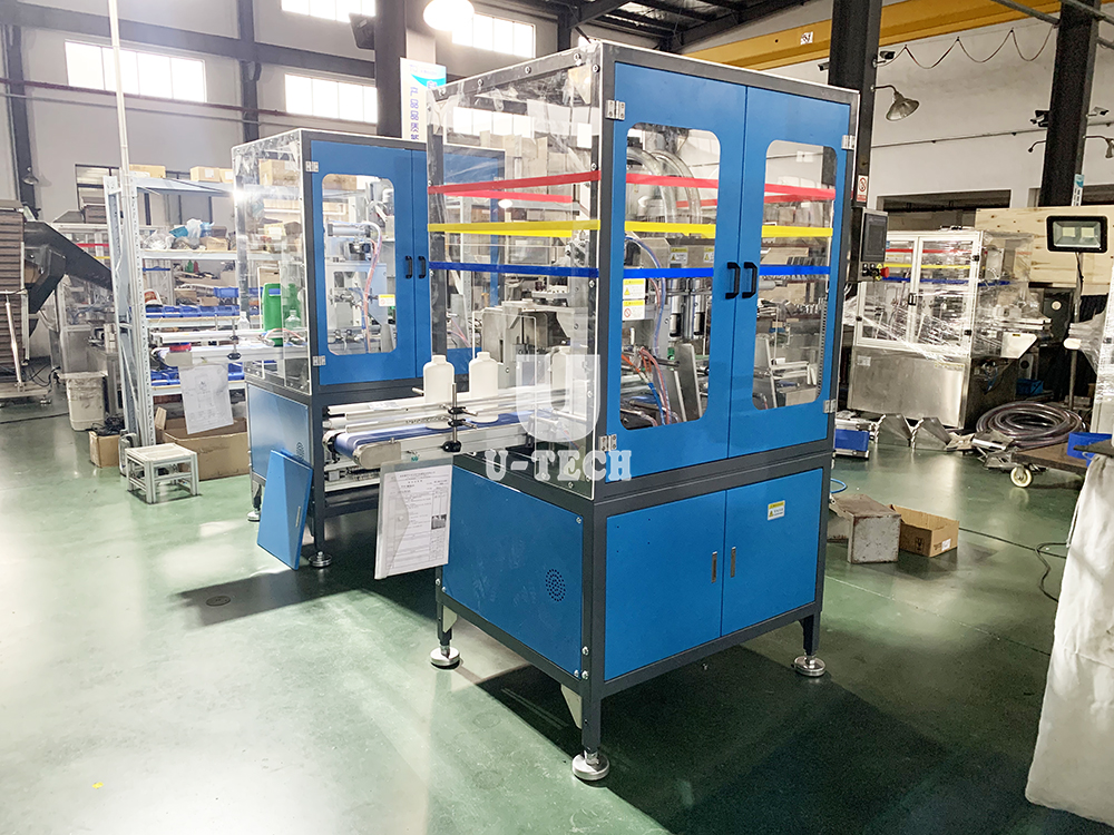 Full Automatic PET HDPE PP Plastic Empty Bottle Mouth Neck Cutting Trimming Machine