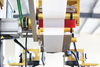 Automatic paper packing box horizontal type adhesive sticker labeling machine price