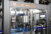 Automatic 18000BPH high speed round plastic glass bottle rotary adhesive sticker labeling machine