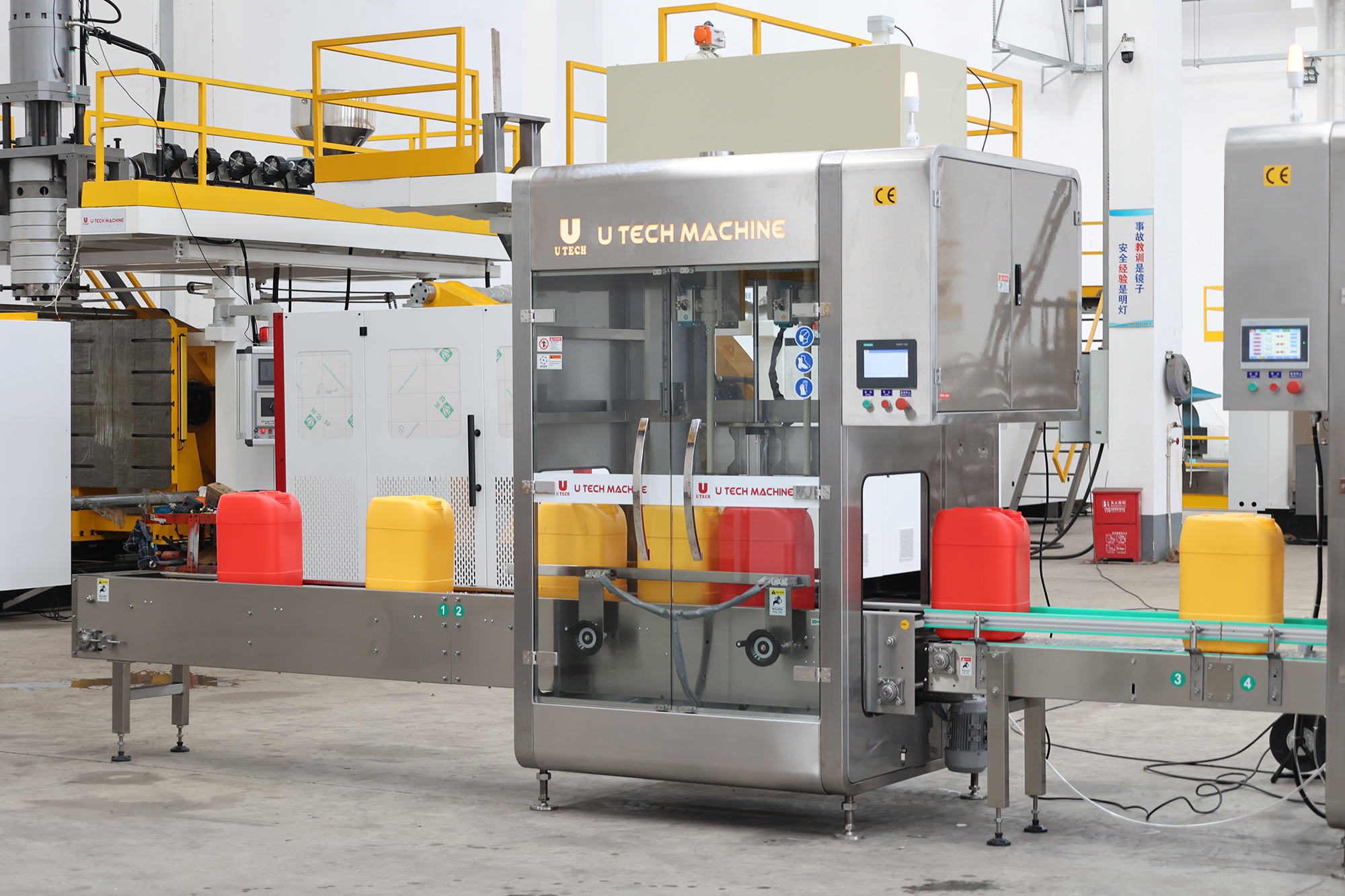 Automatic Linear 25L Chemical Drum Pesticide Anticorrosion Weighting Filling Servo Capping Labeling Machine Line