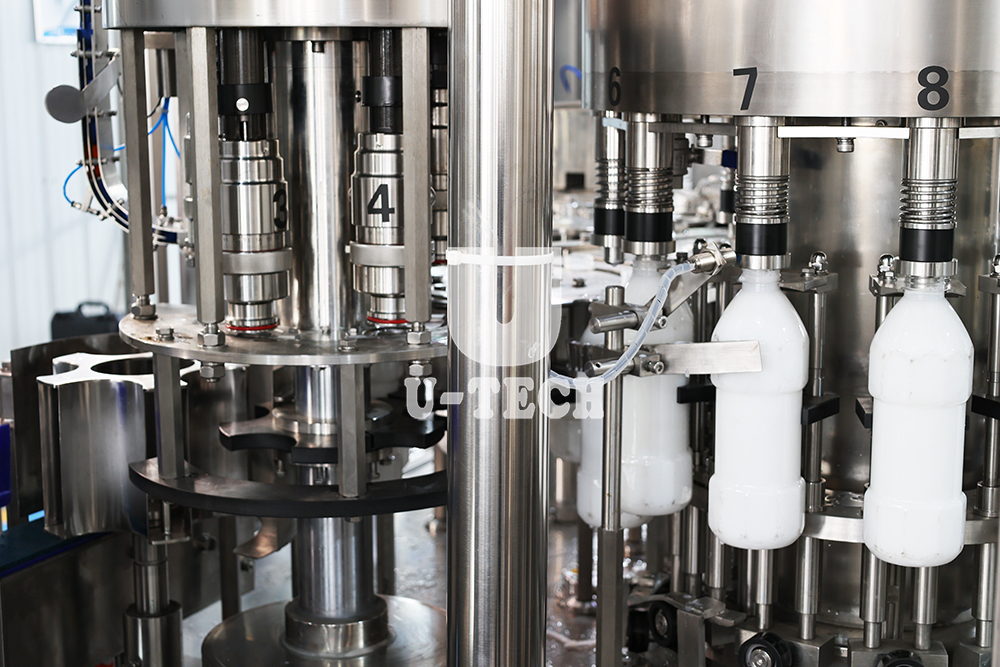 Automatic High Speed Small Scale Pe Pet Bottle Pure Fresh Milk Bottling Machine Plant