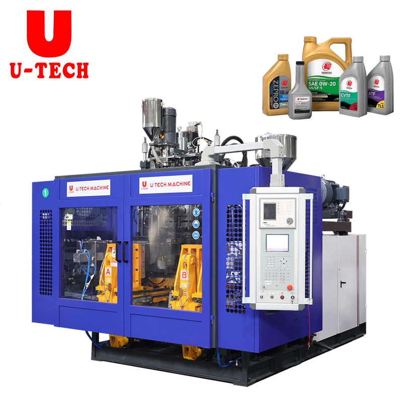 Automatic Plastic Disinfectant Toilet Detergent Inclined Mouth Bevelled Bottle Extrusion Blow Moulding Machine