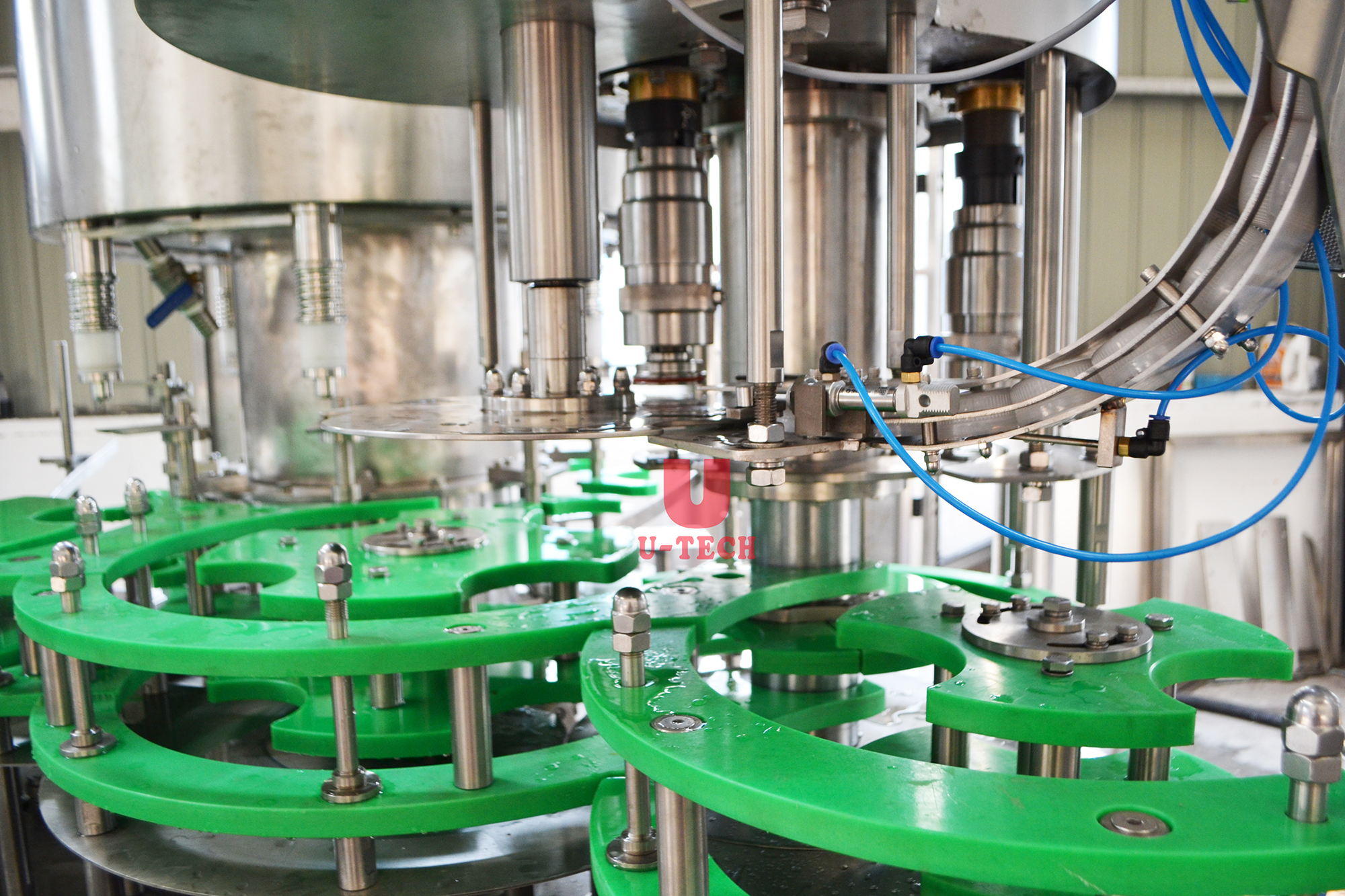 Automatic 3 in 1 rotary 5L bottle mineral pure spring water washing filling capping machine