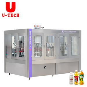 Automatic 8000BPH 10000BPH Plastic Pet Bottle Coconut Milk Orange mango Guava Pomegranate Fruit Juice Bottling Machine