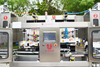 Automatic High-speed Glass Plastic Round Square Bottle Pvc Shrink Double Sides Sleeve Labeling Machine