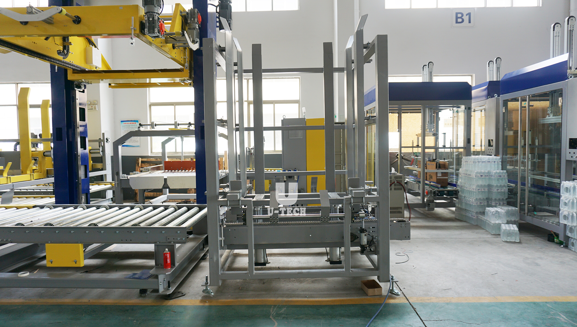 China Full Automatic Servo Control Case Carton Box Palletizer Plant Stack Carton Pallet Packing Machine