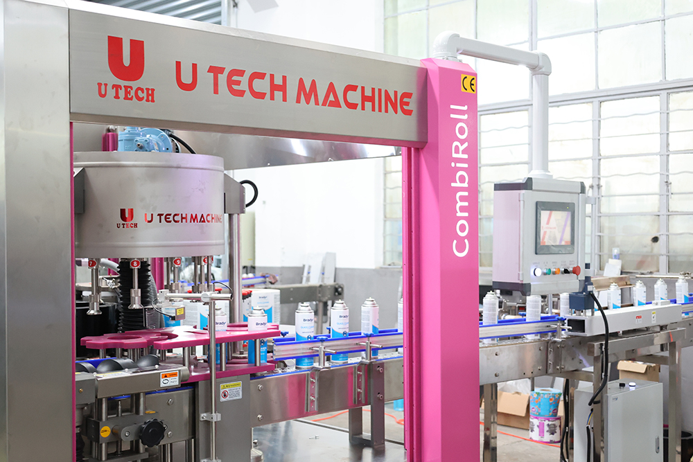 Rotary automatic plastic mineral water bottle beverage beer juice can hot melt OPP labeling machine