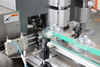 Semi Automatic Small PET Can Plastic Bottle Mouth Neck Cutting Deflashing Machine
