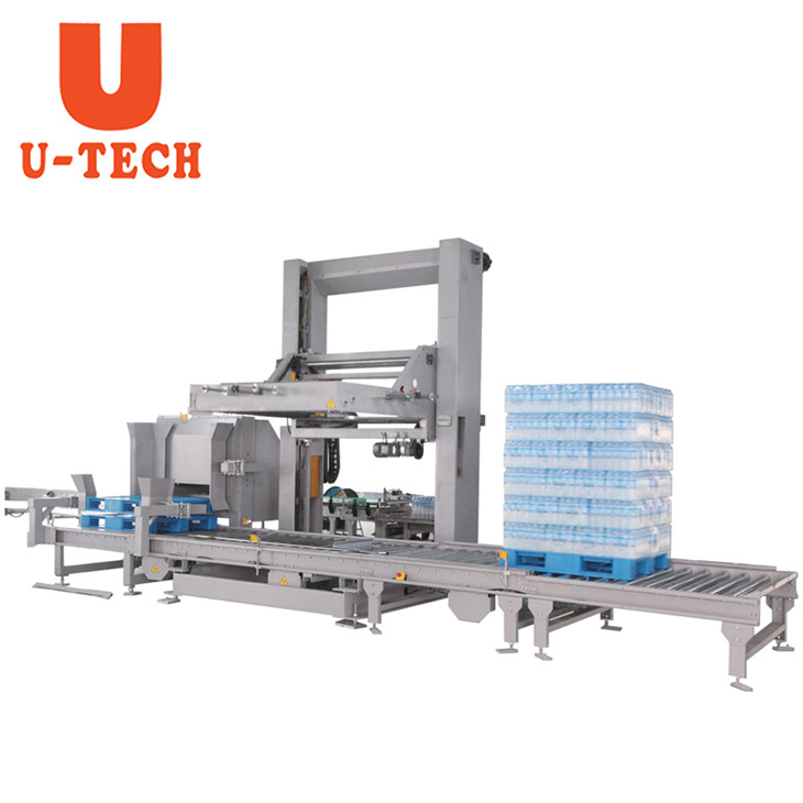Automatic Industrial Beverage Bag Carton Box Robot Stacker Palletizer Stacking Machine