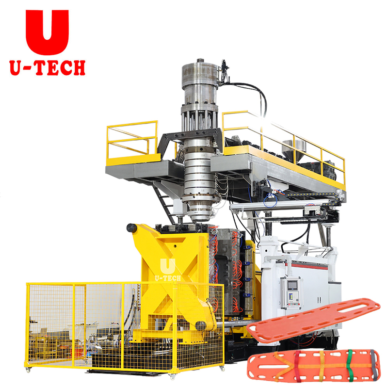 Automatic plastic floating spine board stretcher making blow molding moulding machine