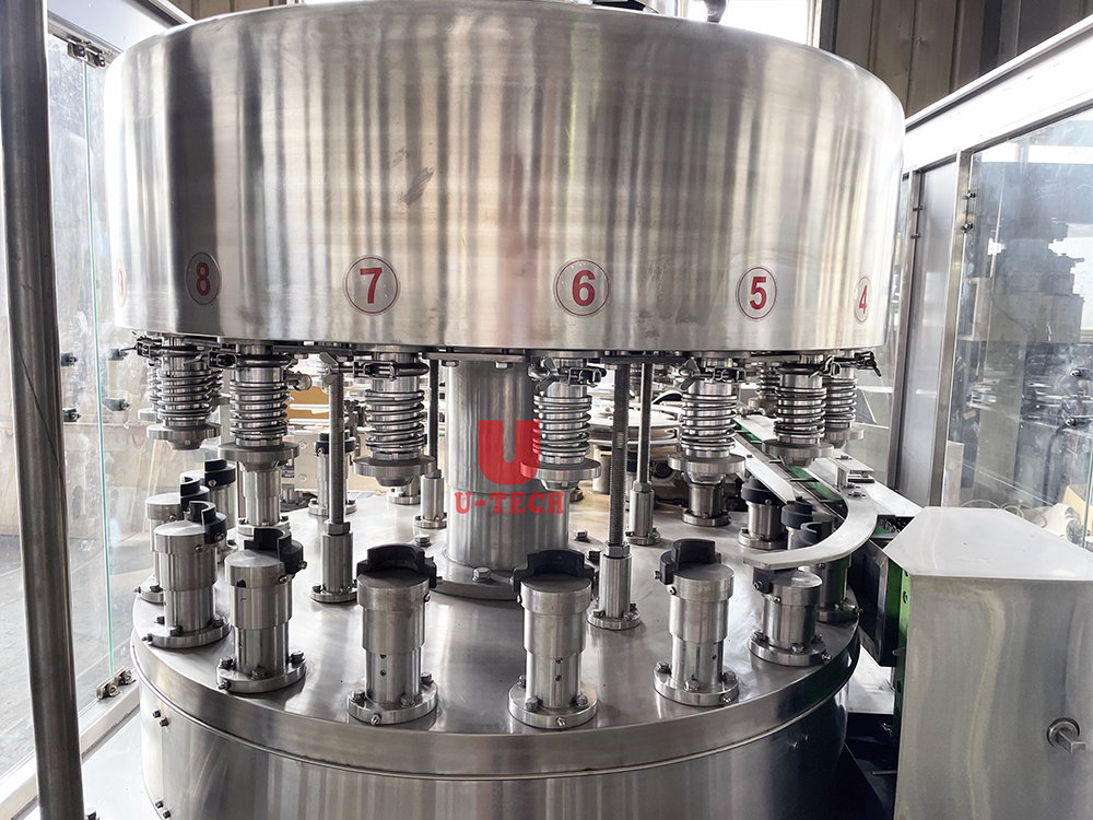 Automatic Orange Apple Mango Juice Can Filling Selaing Machine Line