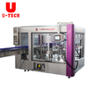Automatic Rotary Mineral Water Round Square Glass PET Bottle BOPP Film Hot Melt Glue OPP Labeling Machine