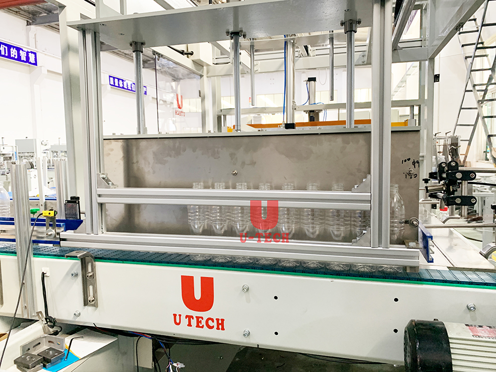 Automatic HDPE PVC PP PET Empty Bottle Jerry Can Barrel Bagging Packing Machine