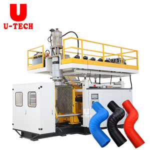 Automatic plastic car air pipe duct making blow moulding machine
