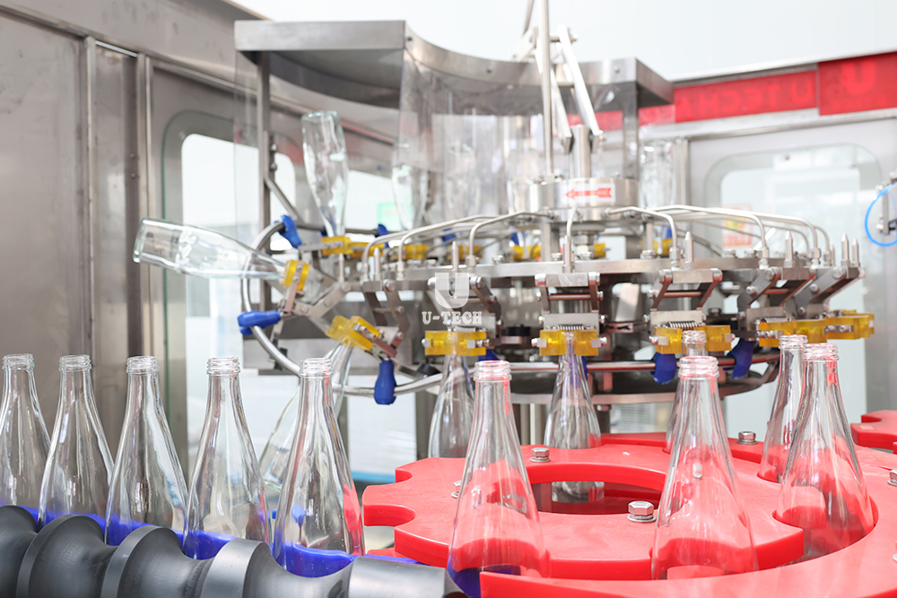 Turnkey Project Champagne Liquor Sparkling Wine Glass Bottle Bottling Machine Equipment