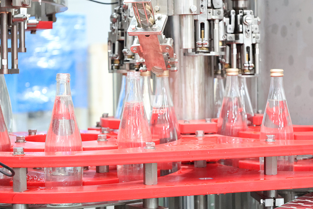 Automatic Monobloco Mineral Water Alcohol Glass Bottle Washing Filling And Capping Machine