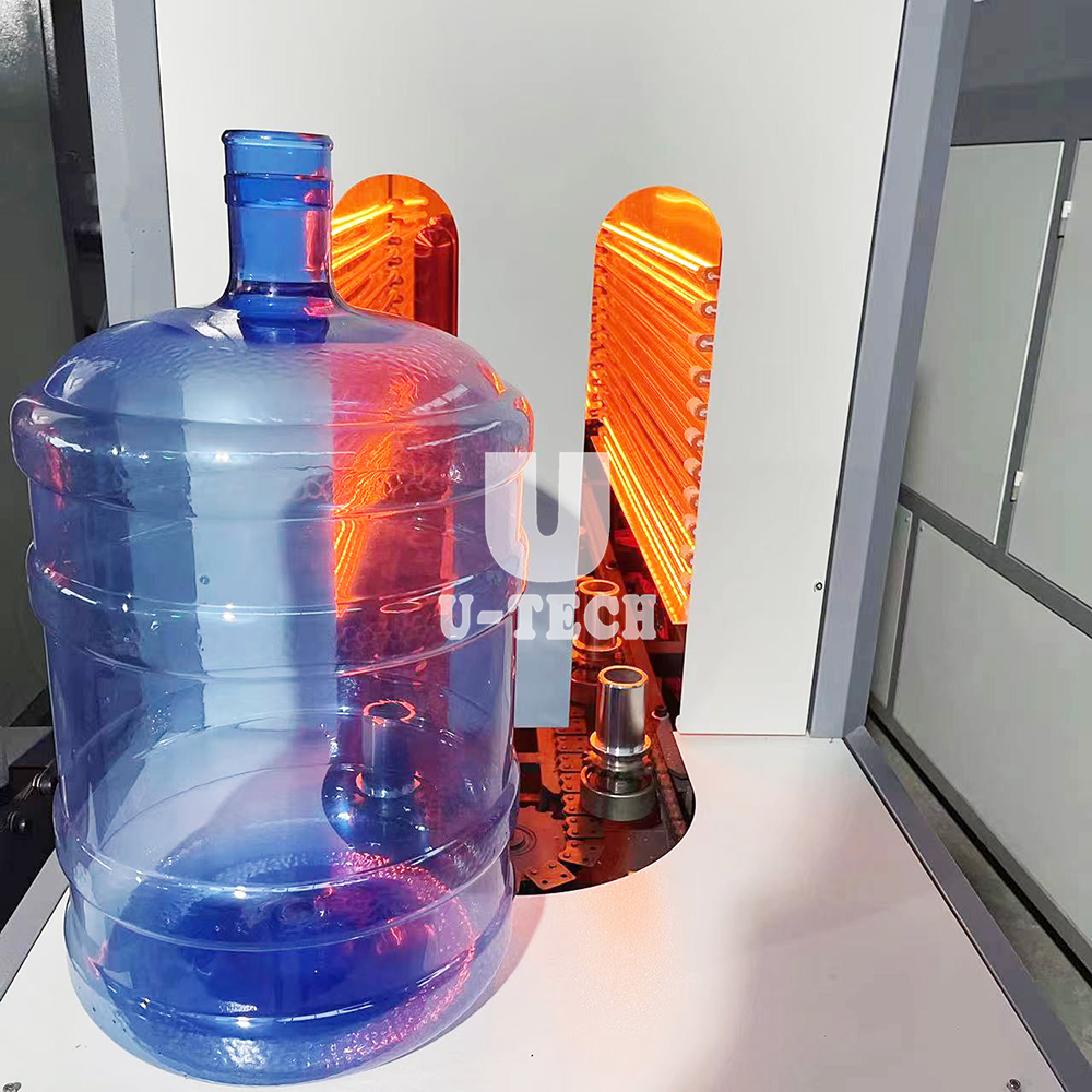 Semi Automatic 5 Gallon Pet Bottle 18.9 L 20 L Stretch Blow Moulding Machine