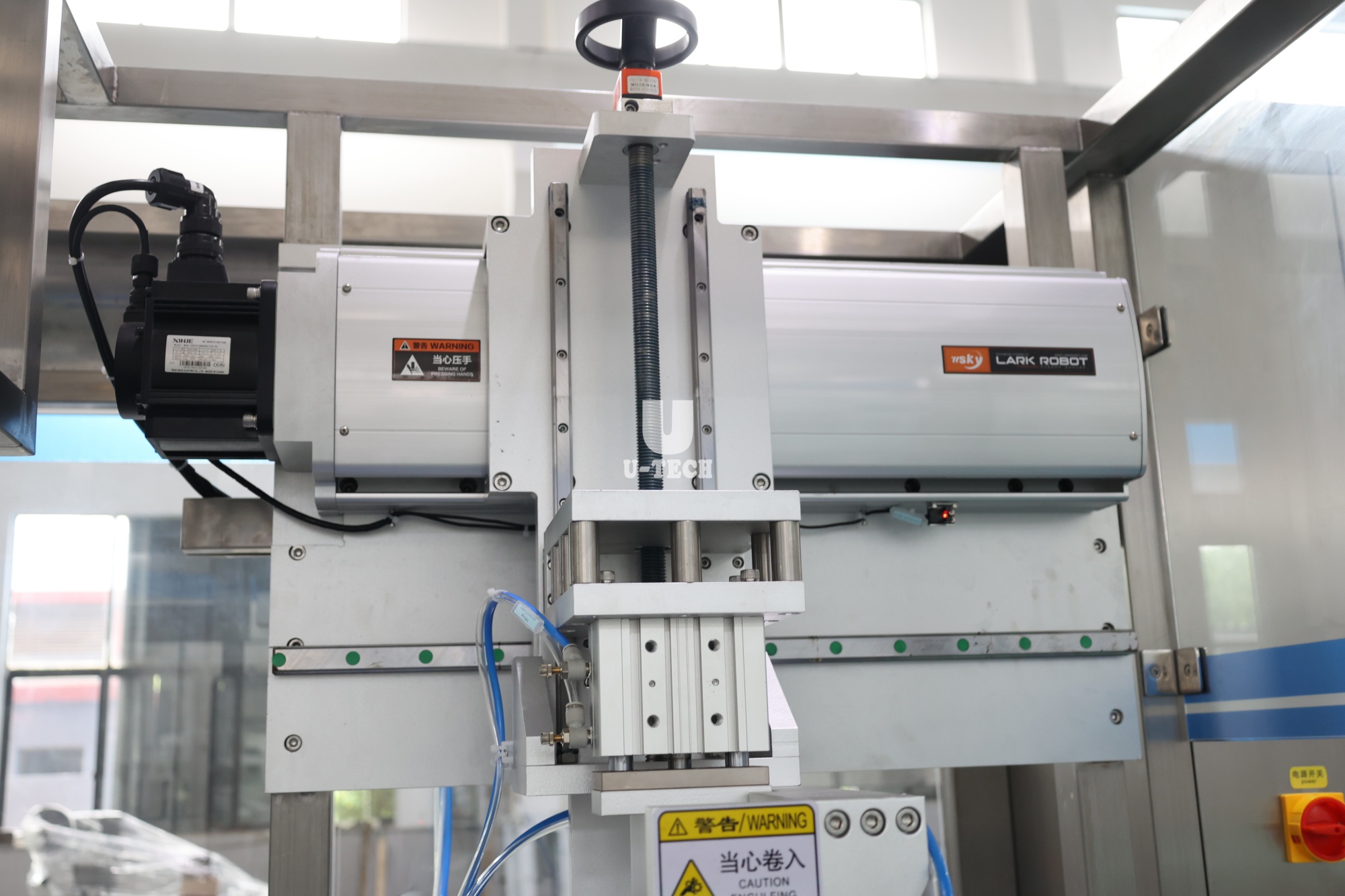 5L Bottled Water Handle Applicator Inseting Machine 