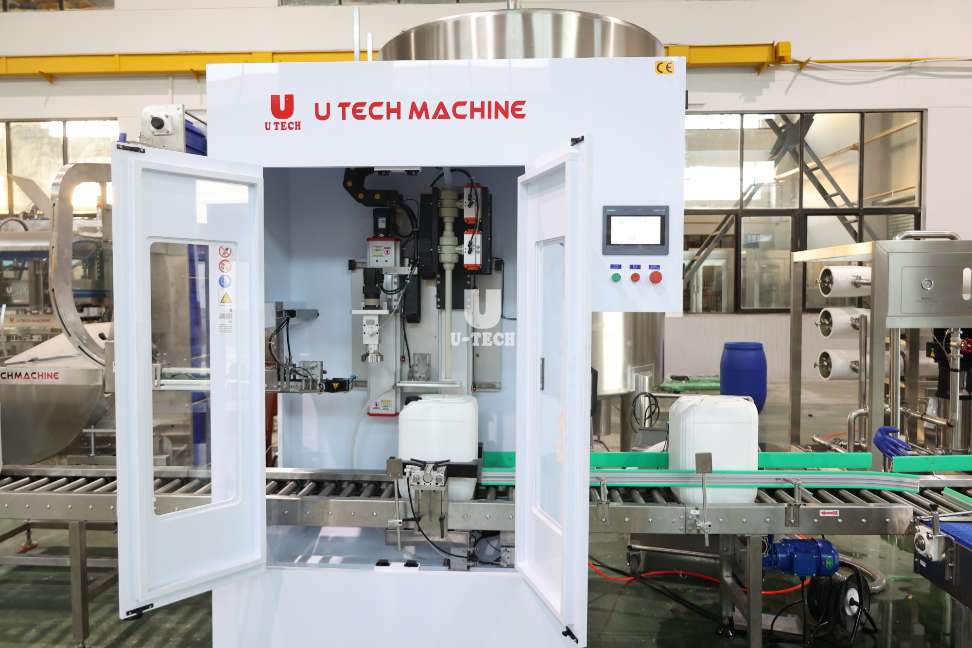 5L 20L Servo Anti Corrosion Linear Filling Machine