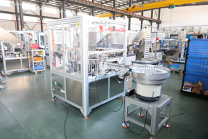 Automatic Plastic Bottle Cap Assembly Machine for Flip Top Spout Oil Sports Caps 2-piece 3-piece Closure Assembling Line