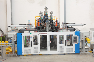 Automatic Double Station 10L Engine Lube Motor Edible Cooking Oil Jerrycan Barrel Drum Extrusion Blow Moulding Machine