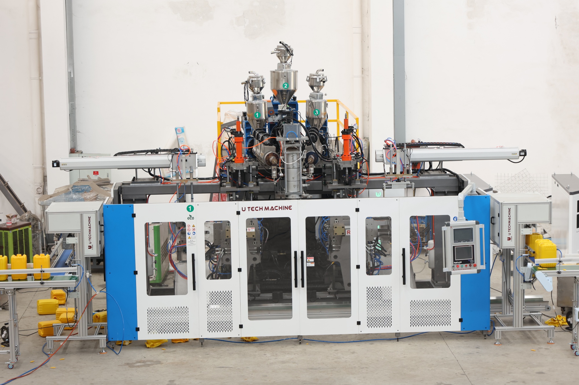 Automatic Double Station 10L Engine Lube Motor Edible Cooking Oil Jerrycan Barrel Drum Extrusion Blow Moulding Machine