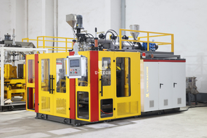 High Speed Double Station Extrusion Blow Molding Machine for 1L-5L Motor Oil Plastic Bottle Manufacturing
