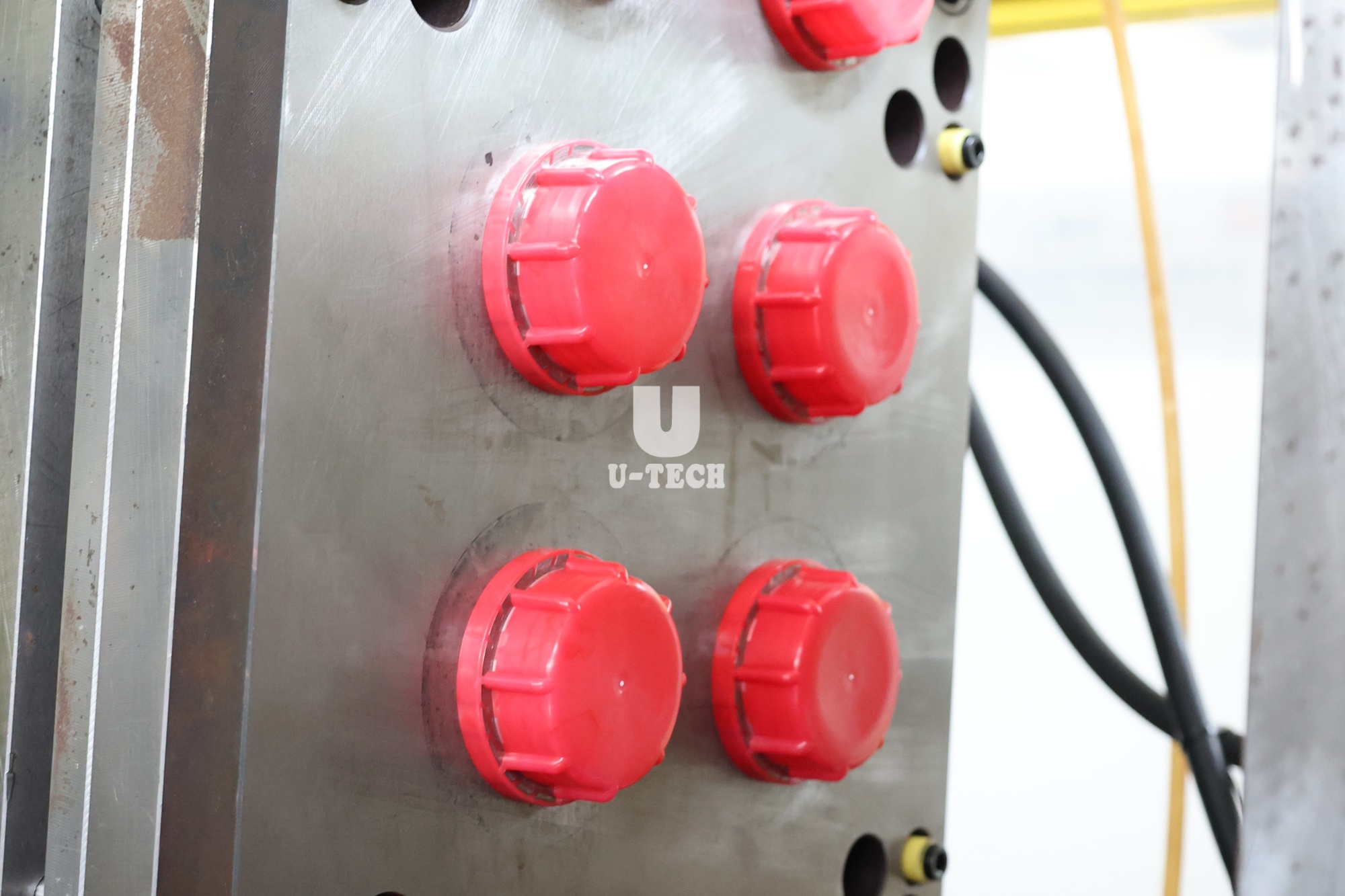 8 Cavity 20L Engine Oil Drum Cap Injection Moulding Machine